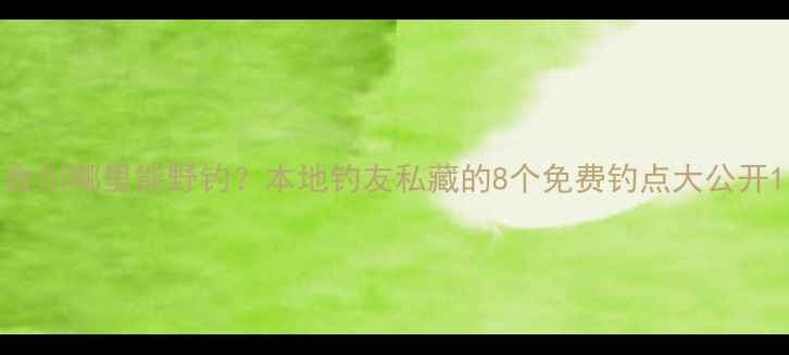 图片 合川哪里能野钓？本地钓友私藏的8个免费钓点大公开1