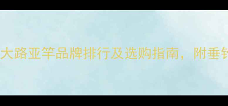 图片 最新评测：国内十大路亚竿品牌排行及选购指南，附垂钓者必看避坑指南2