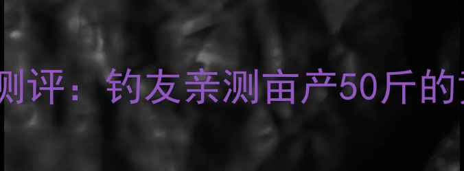 图片 老鬼鲫鱼套餐深度测评：钓友亲测亩产50斤的黄金配方如何炼成2