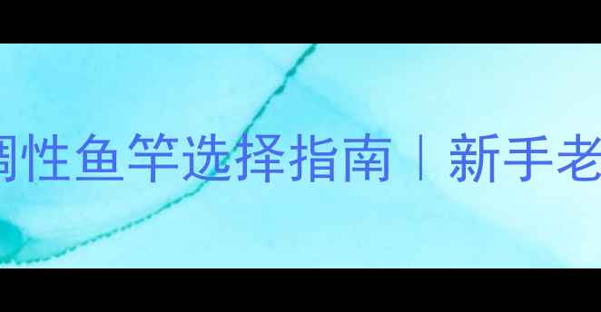 图片 路亚黑鱼必看！🔥3种黄金调性鱼竿选择指南｜新手老手都适用的黑鱼路亚攻略💪