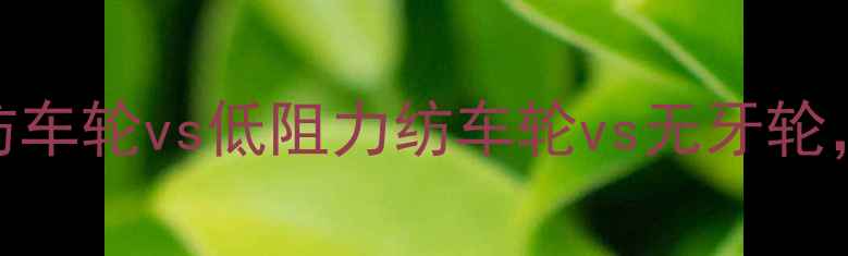 图片 路亚黑鱼轮组推荐：高速纺车轮vs低阻力纺车轮vs无牙轮，黑鱼专家的5大选购指南1