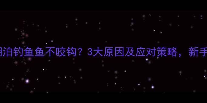 图片 高山湖泊钓鱼鱼不咬钩？3大原因及应对策略，新手必看1