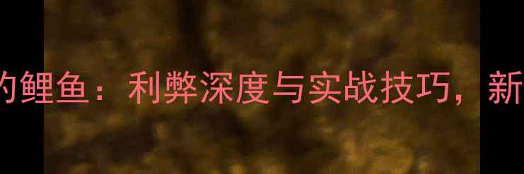 图片 欧式钓法钓鲤鱼：利弊深度与实战技巧，新手必看！1