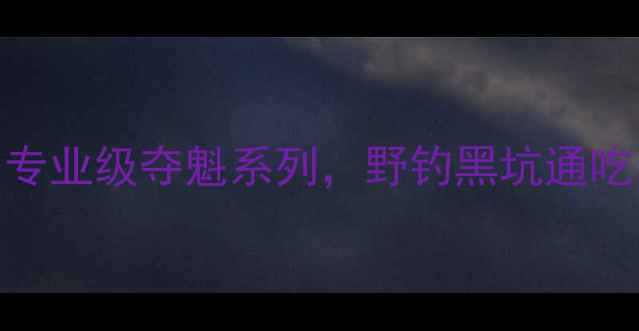 图片 淘宝热销鱼竿推荐：专业级夺魁系列，野钓黑坑通吃，高性价比装备指南