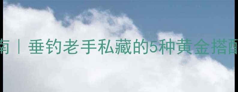 图片 淡水鲻鱼饵料终极指南｜垂钓老手私藏的5种黄金搭配+新手必看挂钩技巧2