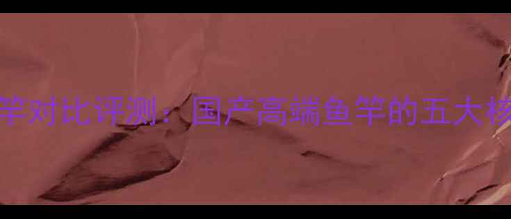 图片 深度东澳VS汉鼎鱼竿对比评测：国产高端鱼竿的五大核心差异与选购指南