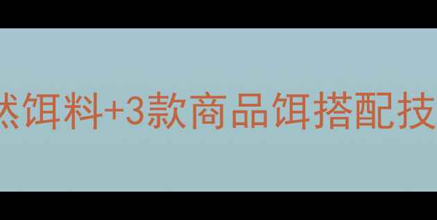 图片 野钓鲈鱼必看！5种天然饵料+3款商品饵搭配技巧，附季节作钓全攻略
