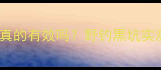 图片 鲤鱼饵料加蜂蜜真的有效吗？野钓黑坑实测配方与禁忌全2