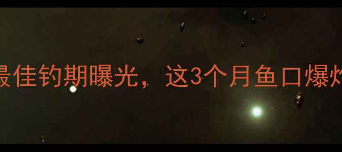 图片 🌊南方vs北方！鲫鱼最佳钓期曝光，这3个月鱼口爆炸，附保姆级钓鱼攻略