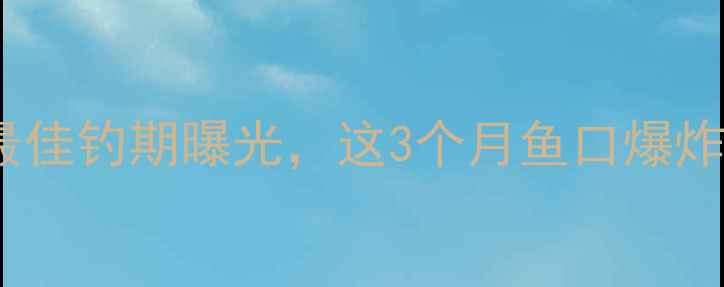 图片 🌊南方vs北方！鲫鱼最佳钓期曝光，这3个月鱼口爆炸，附保姆级钓鱼攻略1