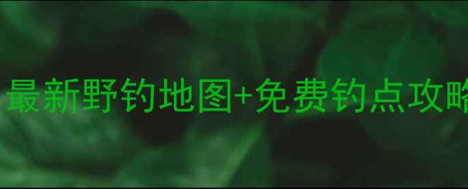 图片 🌊广州野钓新手必看！最新野钓地图+免费钓点攻略（附交通+装备清单）