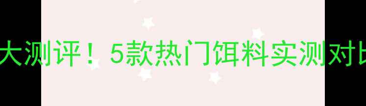 图片 🌟桶装鲢鱼饵品牌大测评！5款热门饵料实测对比，附垂钓技巧🎣1