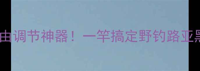 图片 🎣鱼竿长度自由调节神器！一竿搞定野钓路亚黑坑全场景🎣1